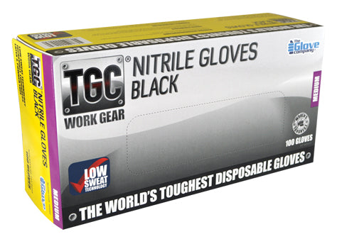 TGC Nitrile Disposable Gloves (Box of 100)