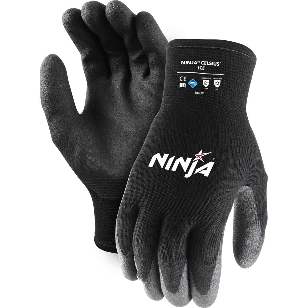 LARGE Ninja Celsius Ice Cold Resistant Gloves