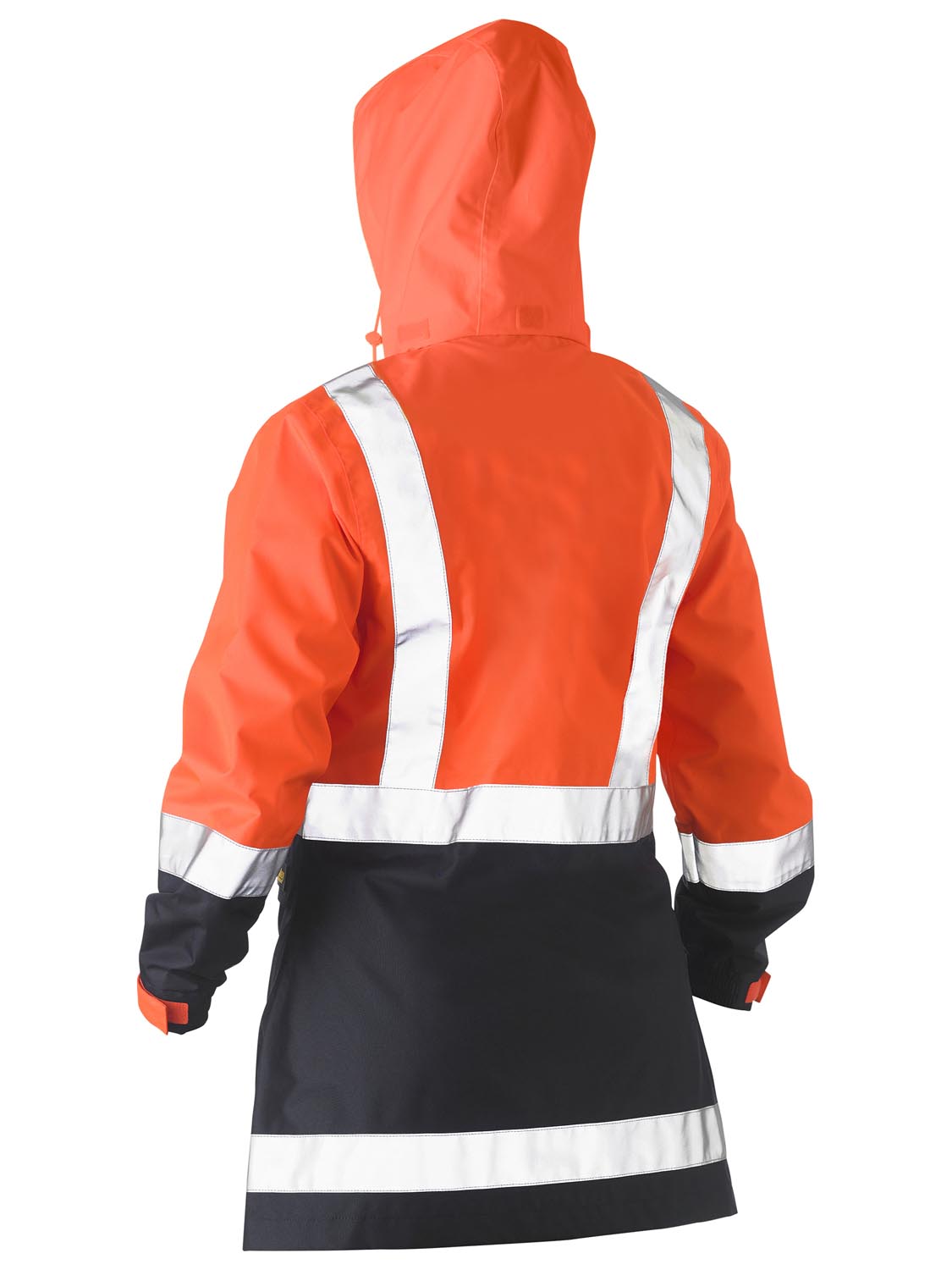 Bisley Women's H Taped Two Tone Hi Vis Rain Jacket