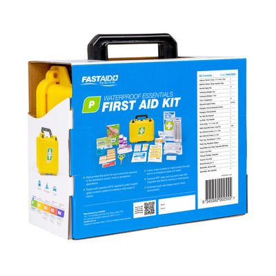 FastAid First Aid Kit, Essentials, Ip67 Waterproof Case