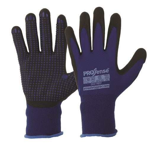 ProChoice Size 8 Synthetic Nitrile Glove DEXIFROst Breathable Nitrile Dip with Dots