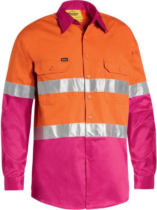 Bisley Taped Hi Vis Cool Lightweight Shirt