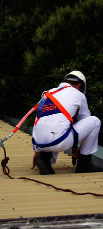 Metal and Timber Temporary Roof Anchor