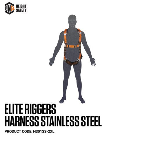 LINQ Elite Riggers Harness Stainless Steel