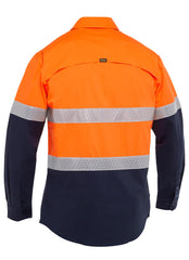 Bisley X Airflow Hi Vis Taped Stretch Ripstop Shirt