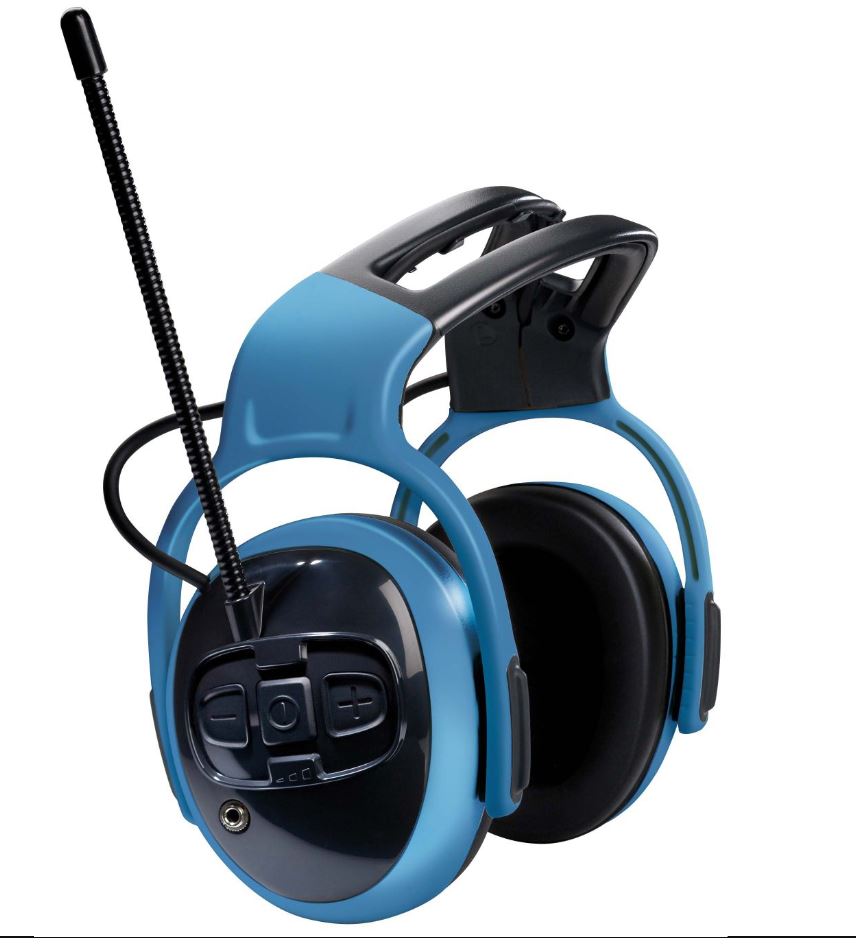 EAR MUFF LEFT/RIGHT DUAL PRO HEADBAND BLUE