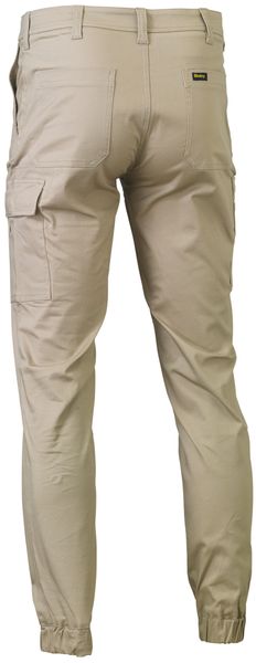 Bisley Stretch Cotton Drill Cargo Cuffed Pants