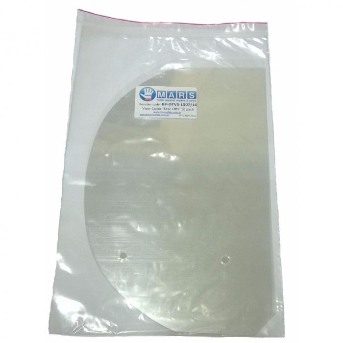 (Pack of 10) Visor Peel Off Cover DTVS-1507/10