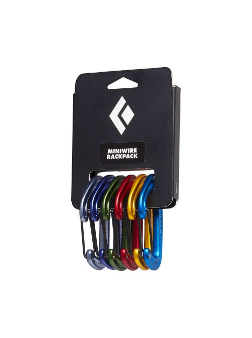 BLACK DIAMOND MINIWIRE CARABINER RACKPACK Pk-6