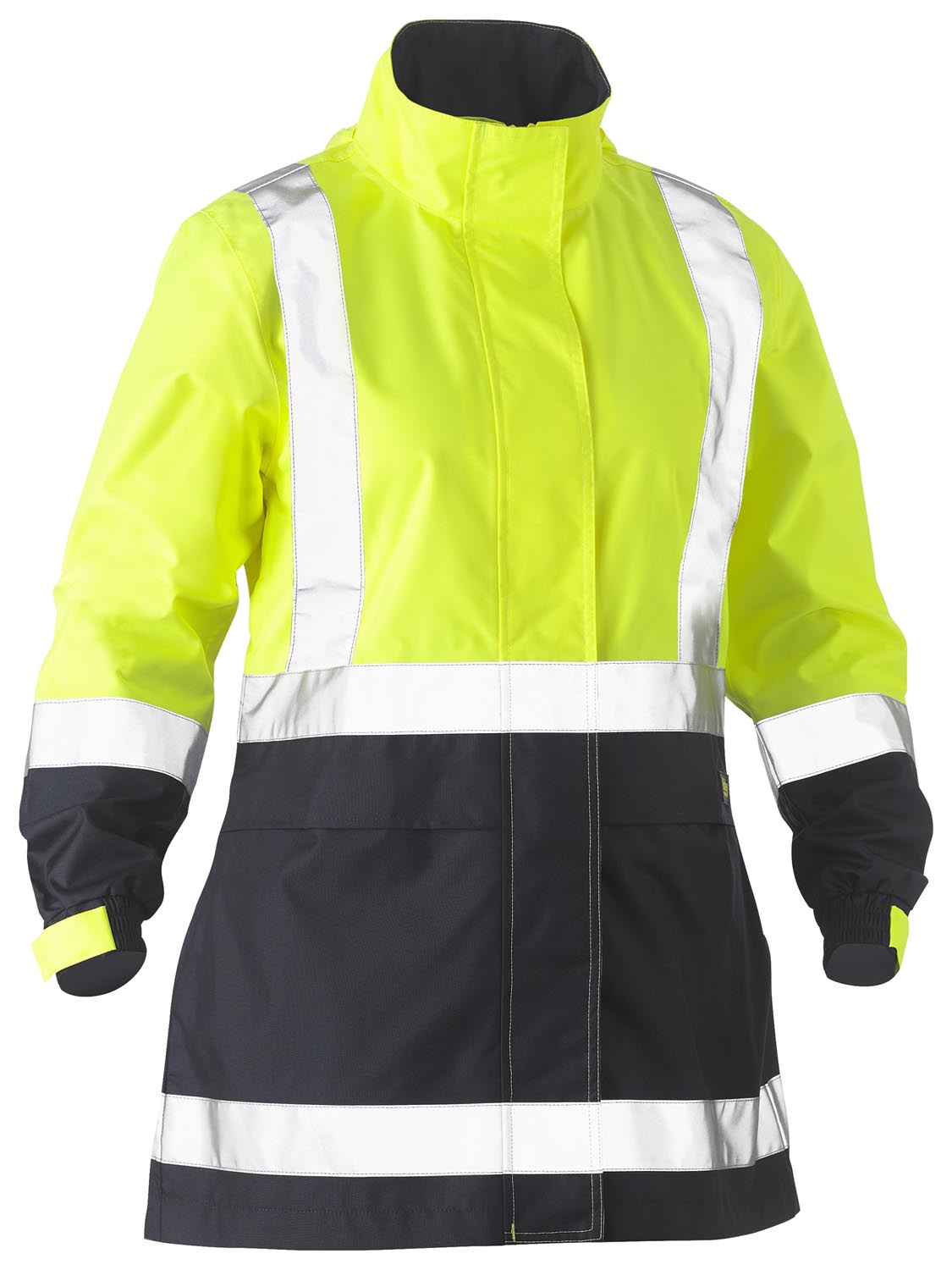 Bisley Women's H Taped Two Tone Hi Vis Rain Jacket