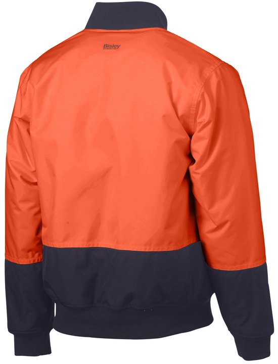 Bisley Two Tone Hi Vis Bomber Jacket