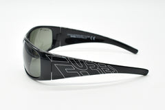 EYRES XCCESS Shiny Black Frame Polarised Grey Lens