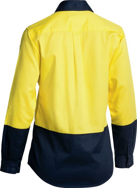 Bisley Women's Hi Vis Drill Shirt