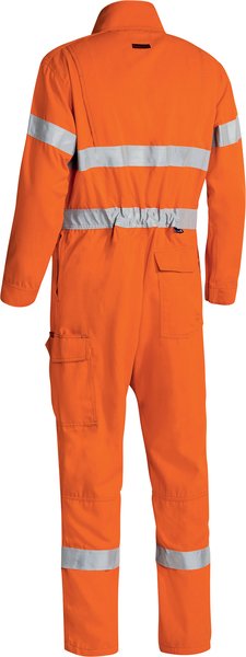 Bisley TenCate Tecasafe Plus 700 Taped Hi Vis FR Vented Coverall