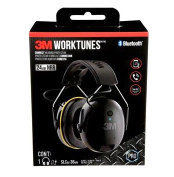 3M Worktunes Hearing Connect Protector Earmuffs, 29dB 90543-4DC