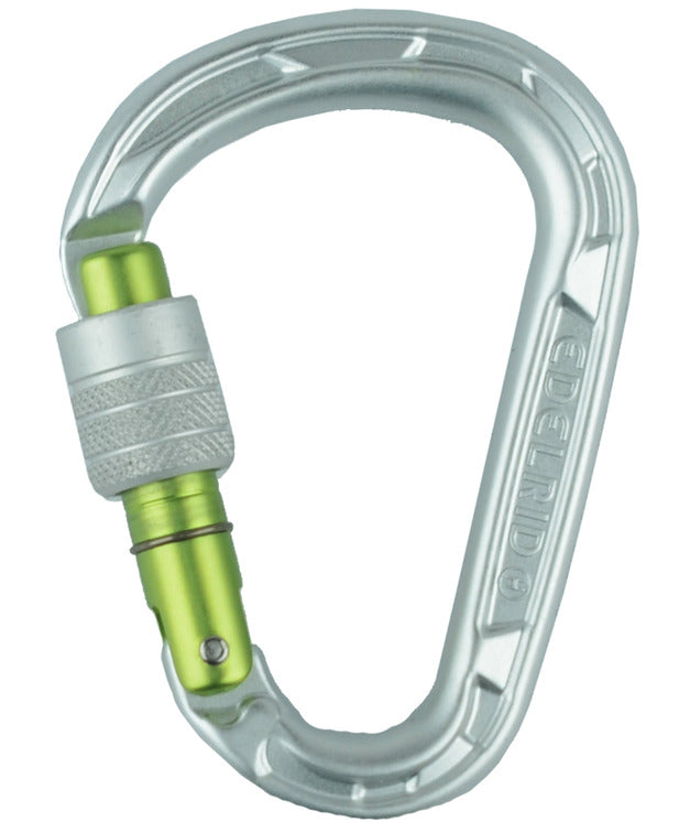 Edelrid HMS Strike Screwgate silver Carabiner (EDL718080000060)