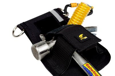 3M DBI-SALA Hammer Holster - Belt with Hook2Quick Ring Coil Tether with Tail (1500094)