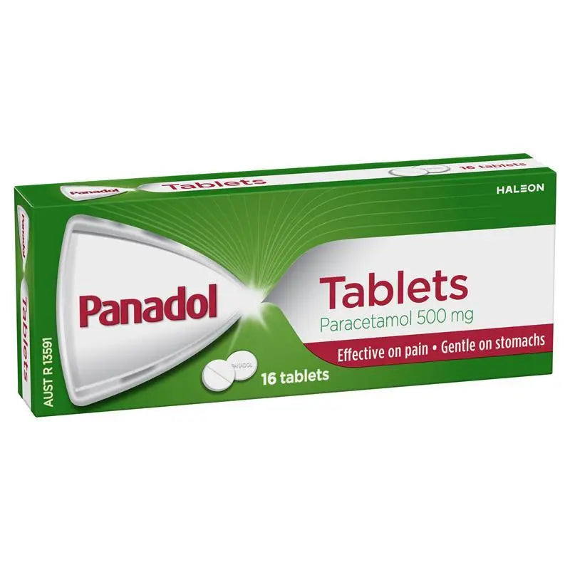Panadol Paracetamol 500mg Pain Relief 16 Tablets