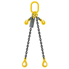 Austlift Grade 80 Chain Sling 6mm 2leg Effective Length C/W Clevis Type Grab Shortner And Clevis Self Locking Hook Tested