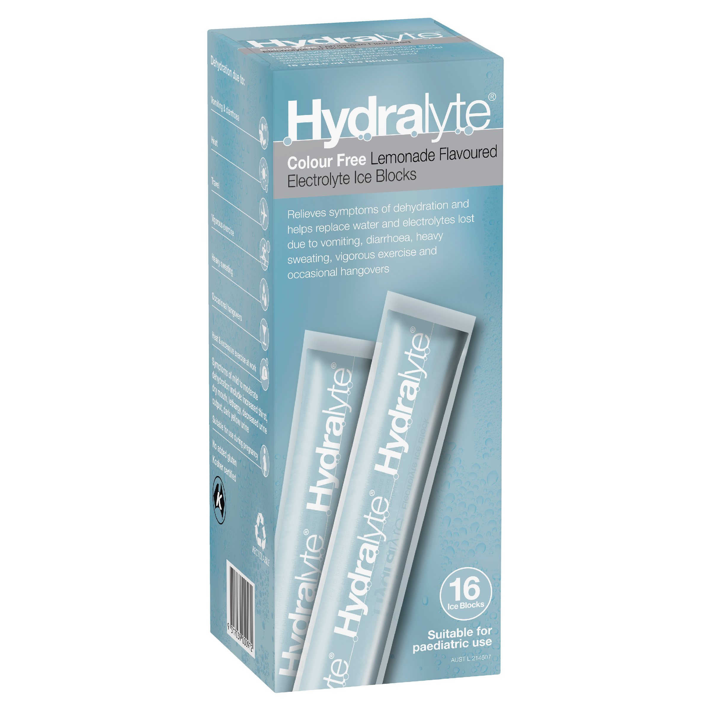 Hydralyte Ice Blocks (Pack of 16)