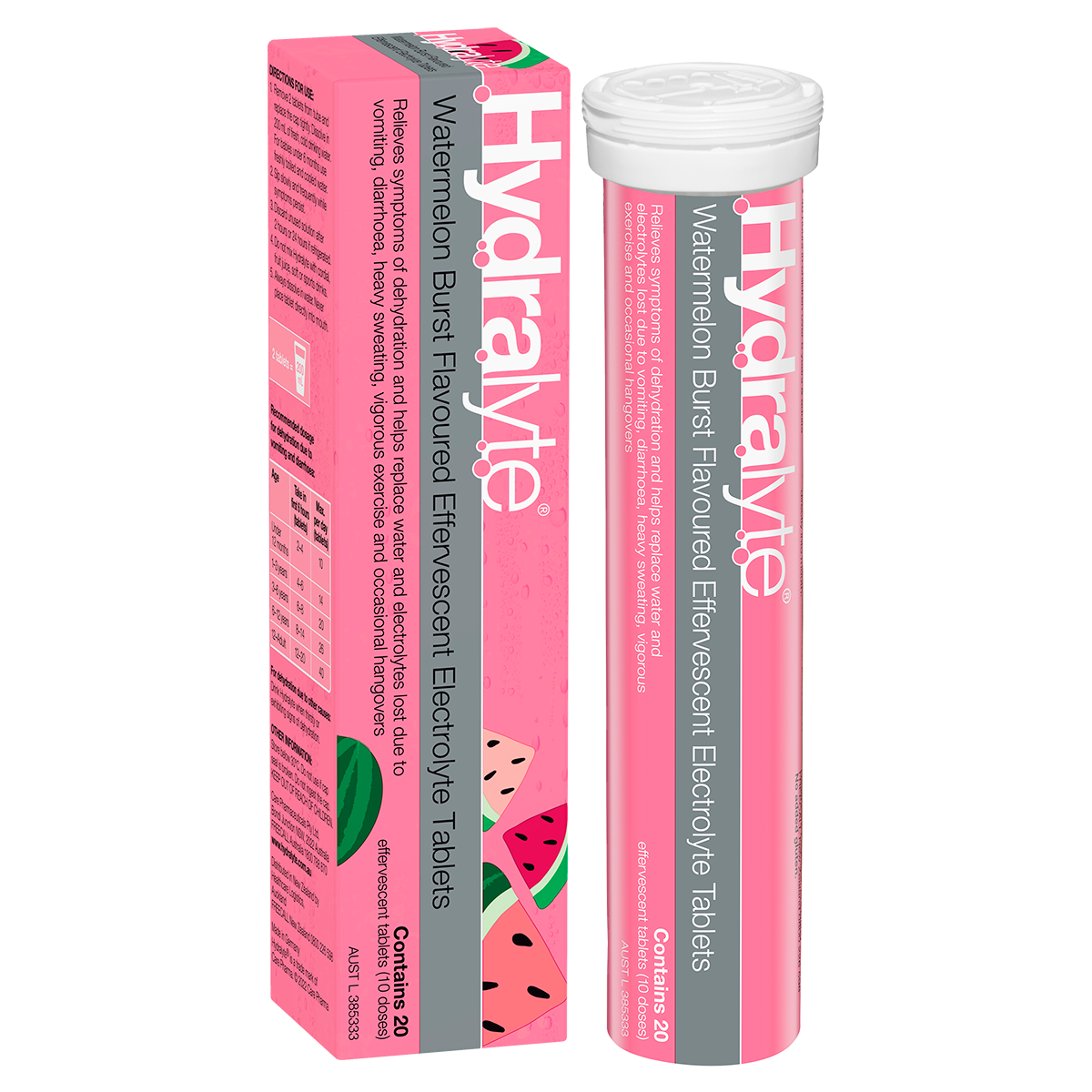 Hydralyte Effervescent Electrolyte Tablets (20 Tablets)