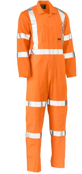 Bisley X Taped Biomotion Hi Vis Lightweight Coverall