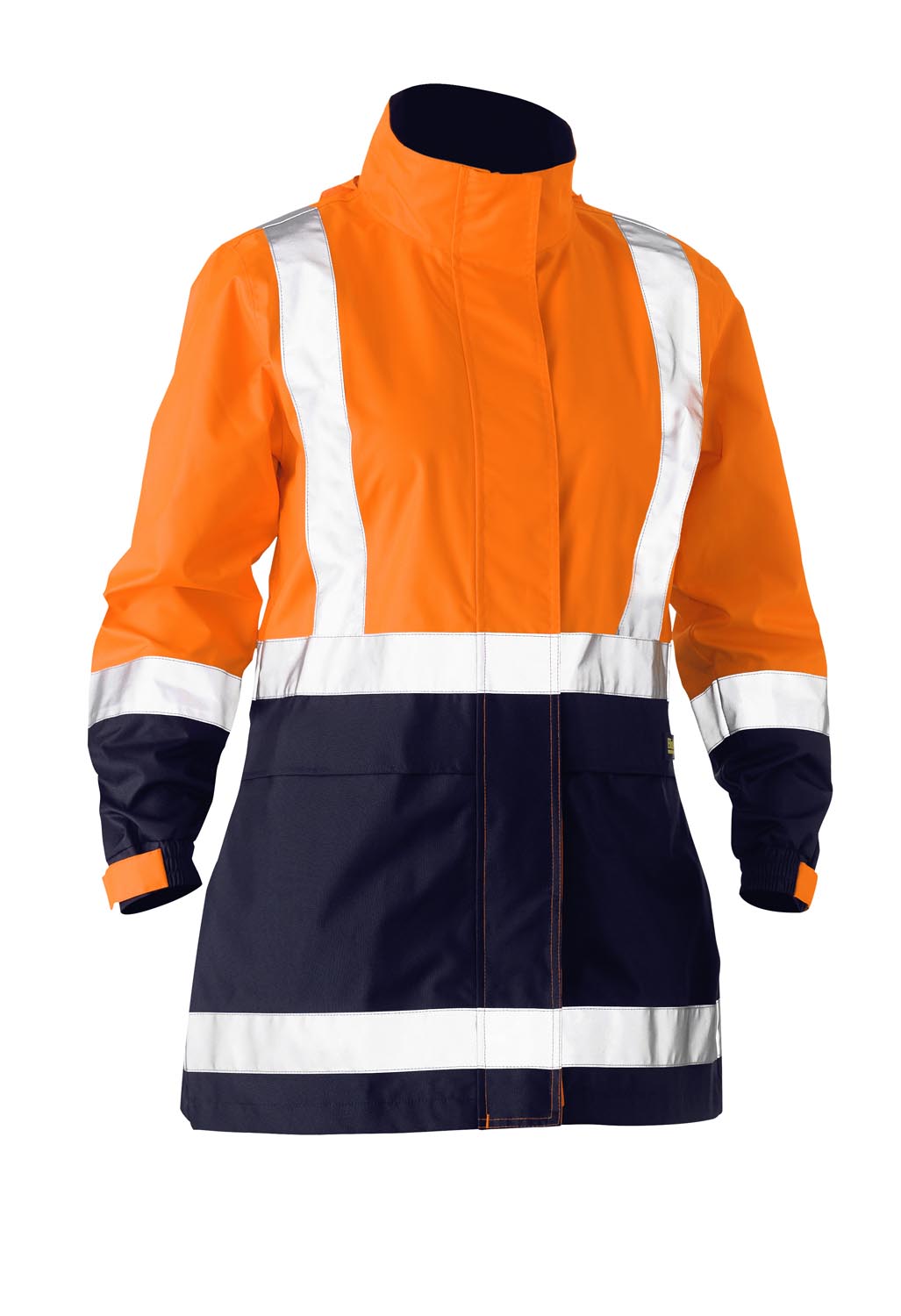 Bisley Women's H Taped Two Tone Hi Vis Rain Jacket