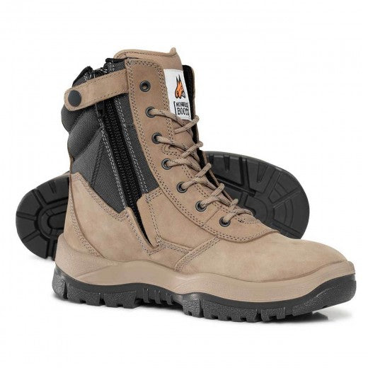 Size 8 Mongrel Stone High Leg ZipSider Boot (251060)