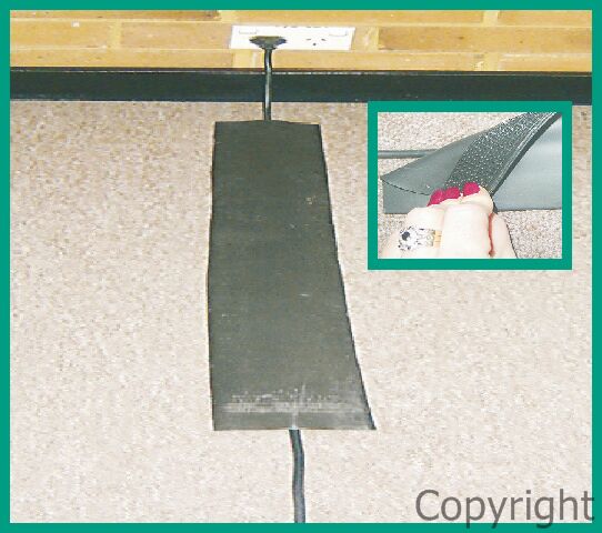 CABLE PROTECTOR CARPET 100mmx1m Rubber