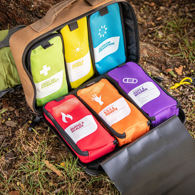 FastAid Limited Edition First Aid Kit, Modular Surivival Pack, Khaki Soft Pack