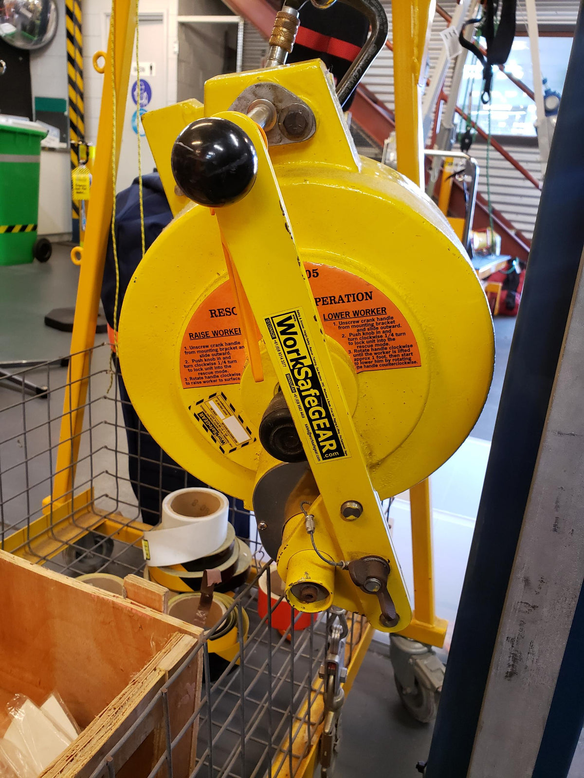 SRL Type 3 MSEC fall arrestor With Winch  100ft-30m