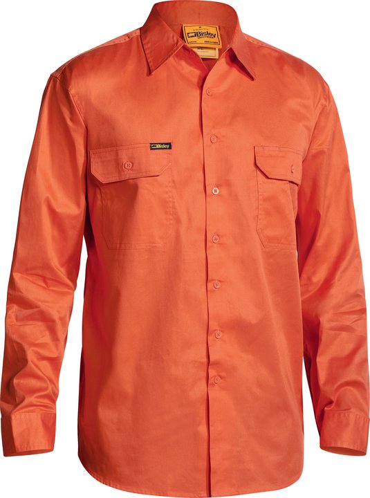 Bisley Hi Vis Cool Lightweight Drill Shirt