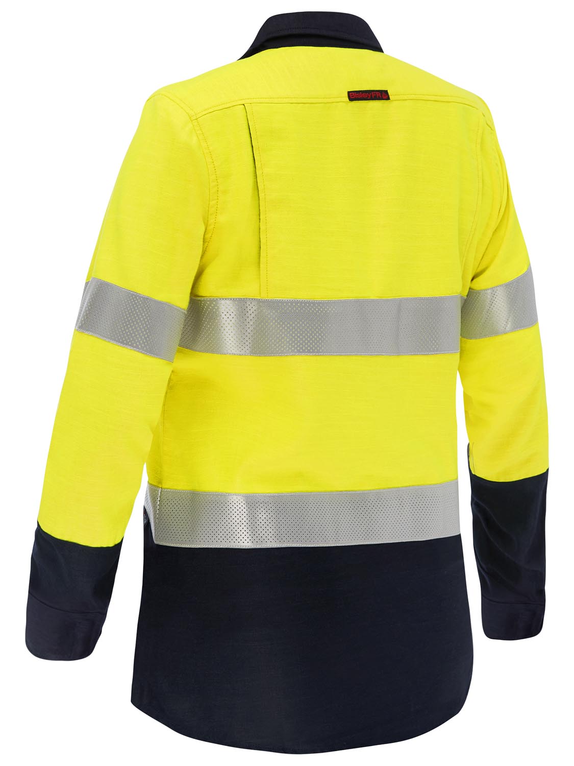 Bisley Apex 160 Women's Taped Hi Vis FR Ripstop Vented Shirt