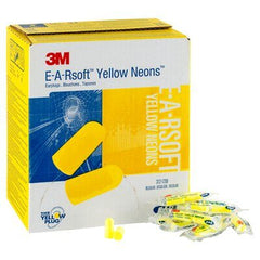 3M E-A-R soft Yellow Neons Uncorded Earplugs Poly Bag 200 pairs/box