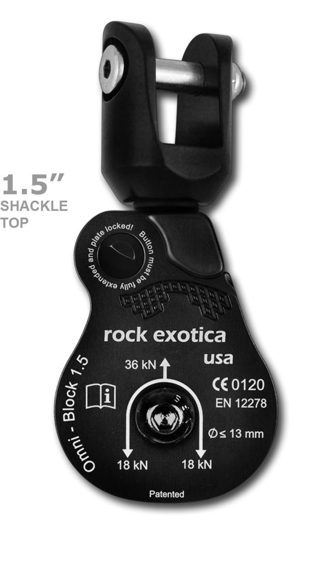 Rock Exotica Omni-Block  1.5" SINGLE - BLACK