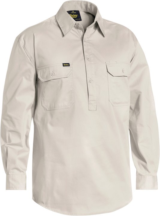 Bisley Closed Front Cool Lightweight Drill Shirt