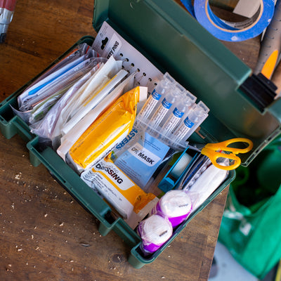 FastAid First Aid Kit, Diy Workshop, Plastic Case