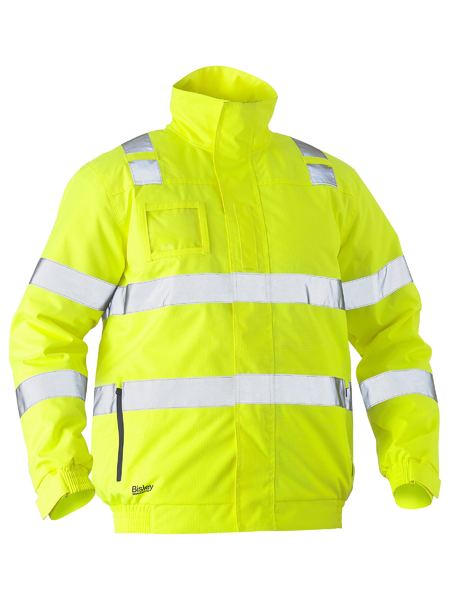 Bisley Taped Hi Vis Wet Weather Bomber Jacket