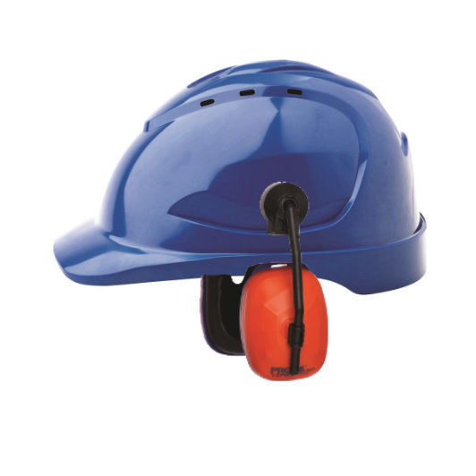 ProChoice V9 Hard Hat Vented Blue (HHV9-B) with Viper Earmuffs (HHEM)