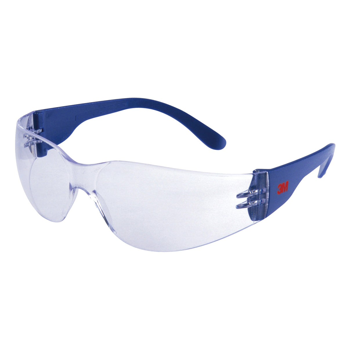 3M 2700 Series 2720-00000-100AS Blue Frame Clear Anti Fog - Anti Scratch Lens