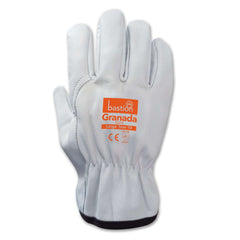 Bastion Granada Cut 5 Premium A Grade Cow Grain Natural Leather Rigger Gloves