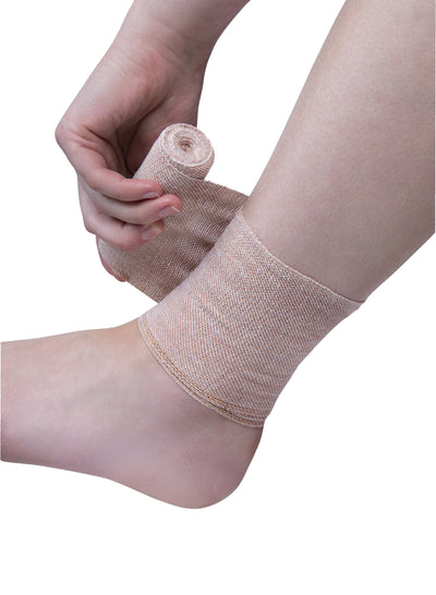 FastAid Crepe Bandage, Heavy Weight, 5Cm, Brown