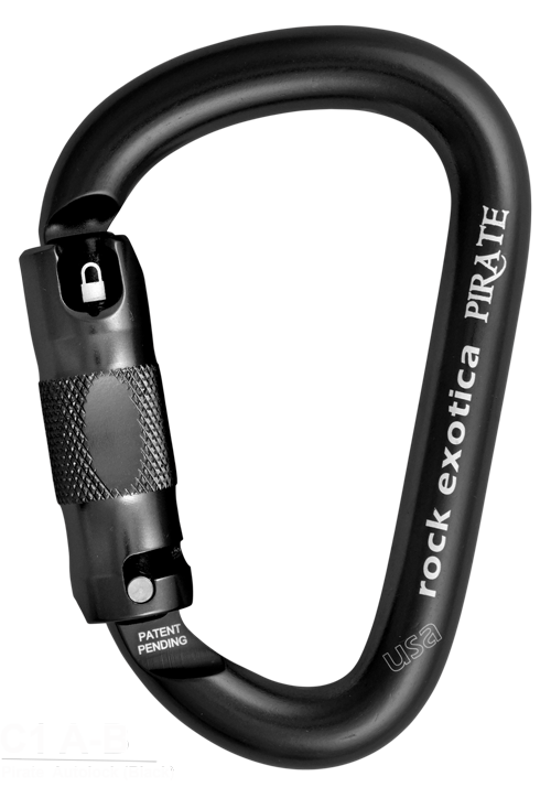 Rock Exotica Pirate Auto-Lock  Carabiner - 26Kn