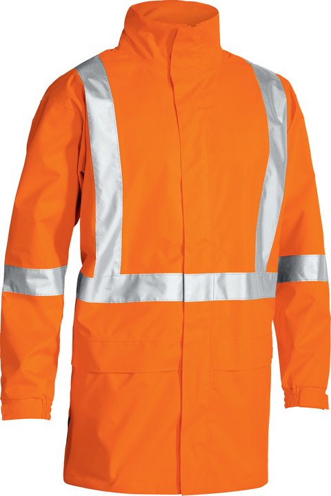 Bisley X Taped Hi Vis Rain Shell Jacket