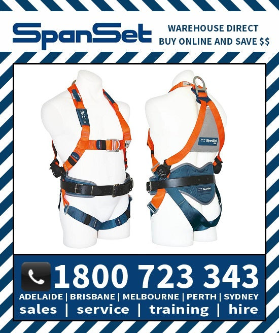 SpanSet 1100 MINERS ERGO Full Body Height Safety Harness