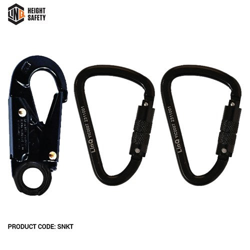 LINQ Elite Double Leg Shock Absorbing Webbing Lanyard