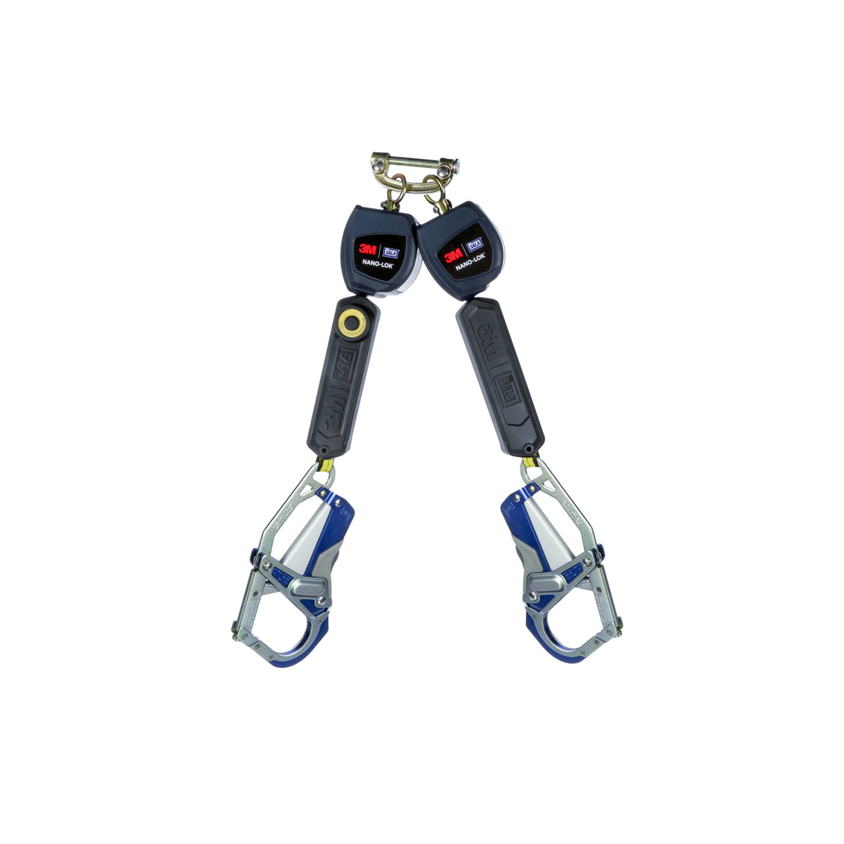 3M DBI-SALA Nano-Lok Personal Self Retracting Lifeline, Twin-leg, Web, 3101718, 1.8m