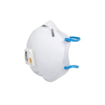 3M CUPPED PARTICULATE VALVED RESPIRATOR P2 MASK BOX OF 10 ITEM 3M 8322