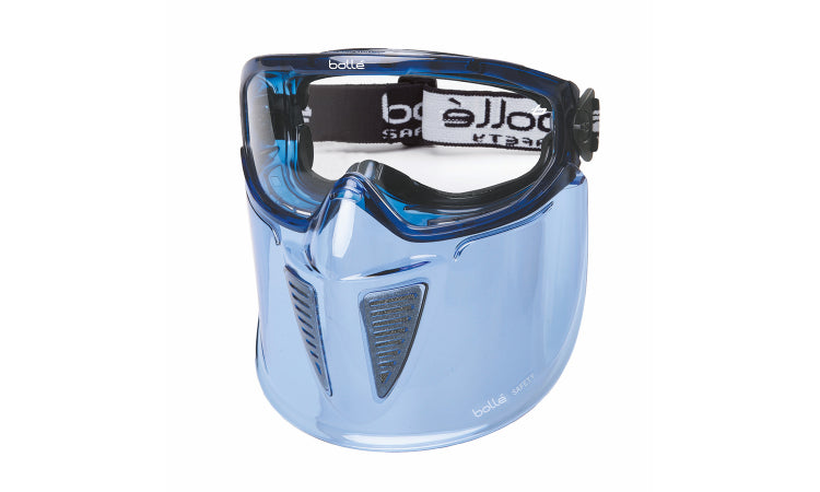 Bolle Safety Goggles BLAST Clear Lens Indirect Vents Top/Bottom - With Foam & Mouth Guard (1669203)