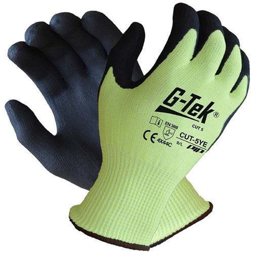 G-Tek Cut 5 Hppe Glass Liner Hi-Vis